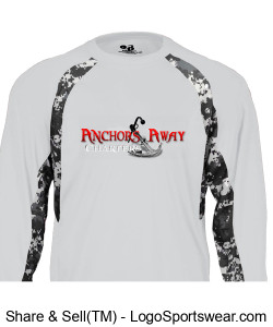 Badger Mens Digital Hook Long Sleeve T-Shirt Design Zoom